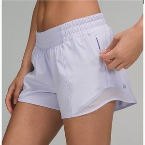 Lululemon hotty-hot shorts pastel blue